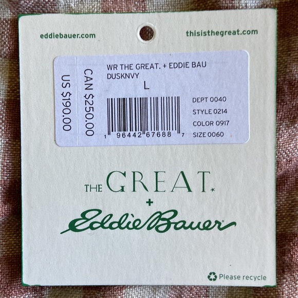 The Great Eddie Bauer Parka Jacket Size Large L - Picture 14 of 14